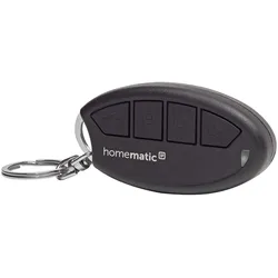 Homematic IP Schlüsselbundfernbedienung - Alarm (HmIP-KRCA-2), Smart Home Hub, Schwarz