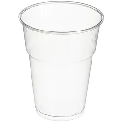 Isap PLA Bio Klarbecher Standard 400/500 ml, gestuft Ø 10 cm Pack (50 Stück)