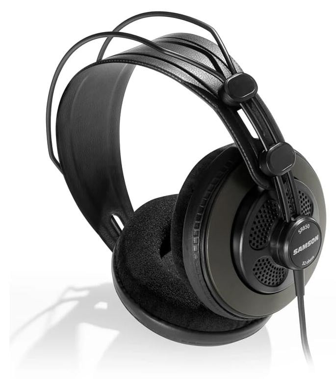 Samson SR850 hoofdtelefoon met kabel, zwart, frequentiebereik 10 - 30000 Hz, 32 Ohm