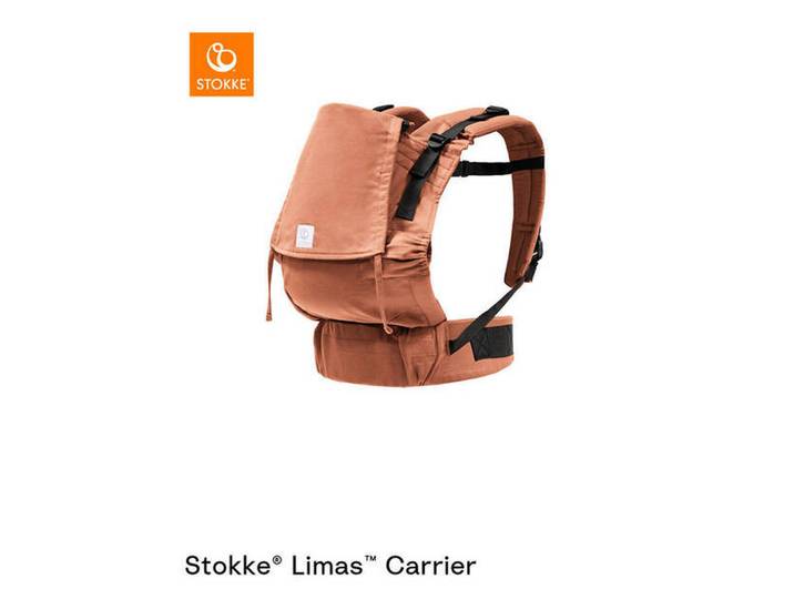 Stokke Babytrage, Terracotta, Textil, Füllung: Baumwollfüllung, unisex, Oeko-Tex® Standard 100, Rückentragefunktion, Hüfttragefunktion, Bauchtragefunktion, einfaches und schnelles Wechseln der Tragerichtung, Kapuze für Sicht- und Sonnenschutz verwendbar, Baby on Tour, Babytragen & Tragetücher