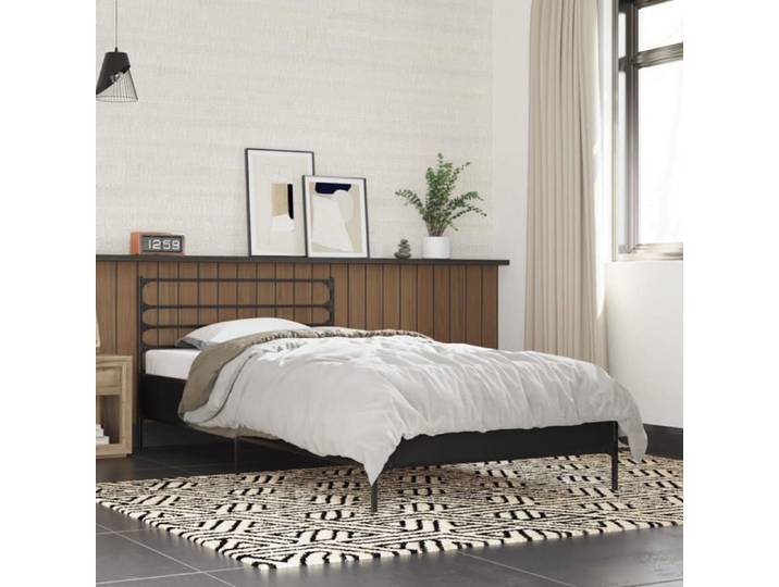 CHIC Lit adulte 1 place - 100x200 cm Structure/Cadre de lit noir 100x200 cm #Sara32199