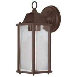OSRAM ENDURA Classic Lantern Square M E27 Rusty Außenwandleuchte