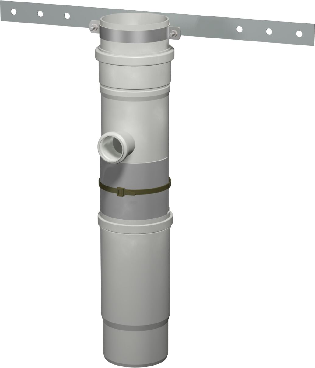 Bertrams Polyline EW MFB pied d'arbre 40KSM125 Ø 125, raccord de vidange Ø 40 mm