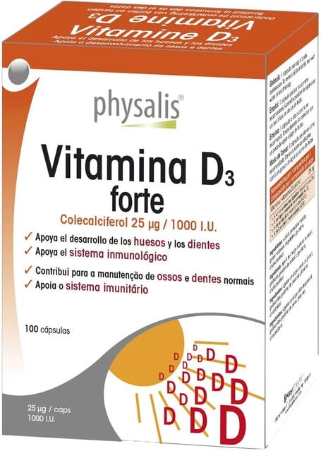 Physalis Vitamine D3 Forte 100 Caps