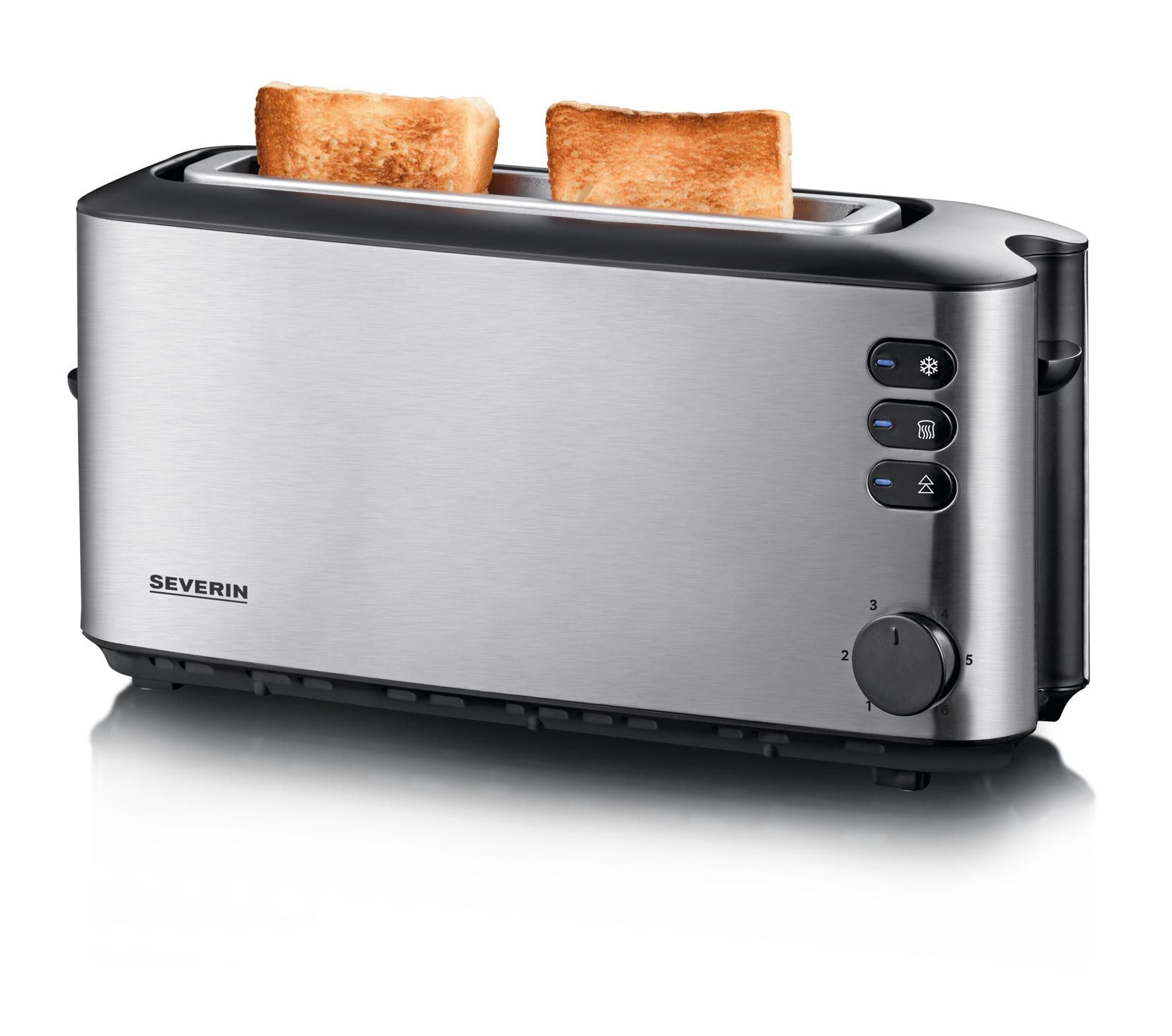 Severin AT 2515 Automatik-Langschlitztoaster Edelstahl
