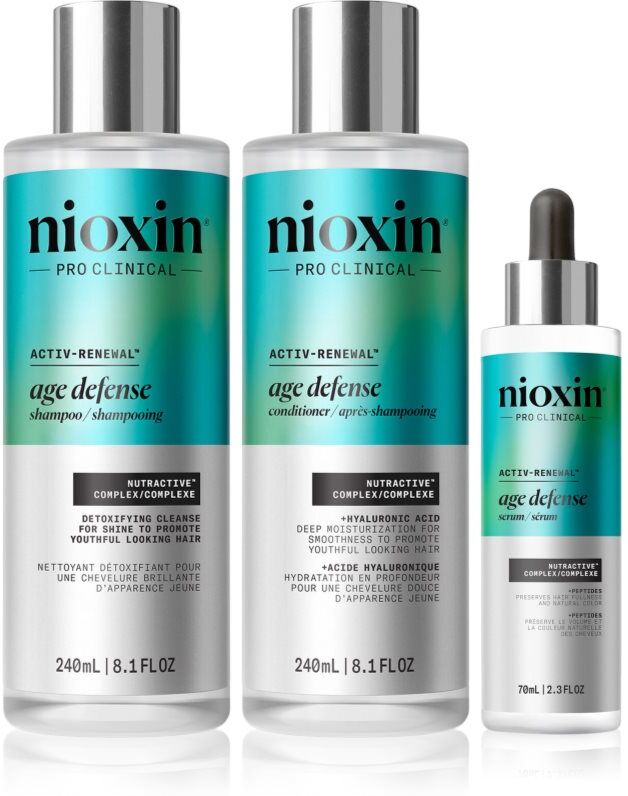 Nioxin Age defense set set with anti-ageing effect
