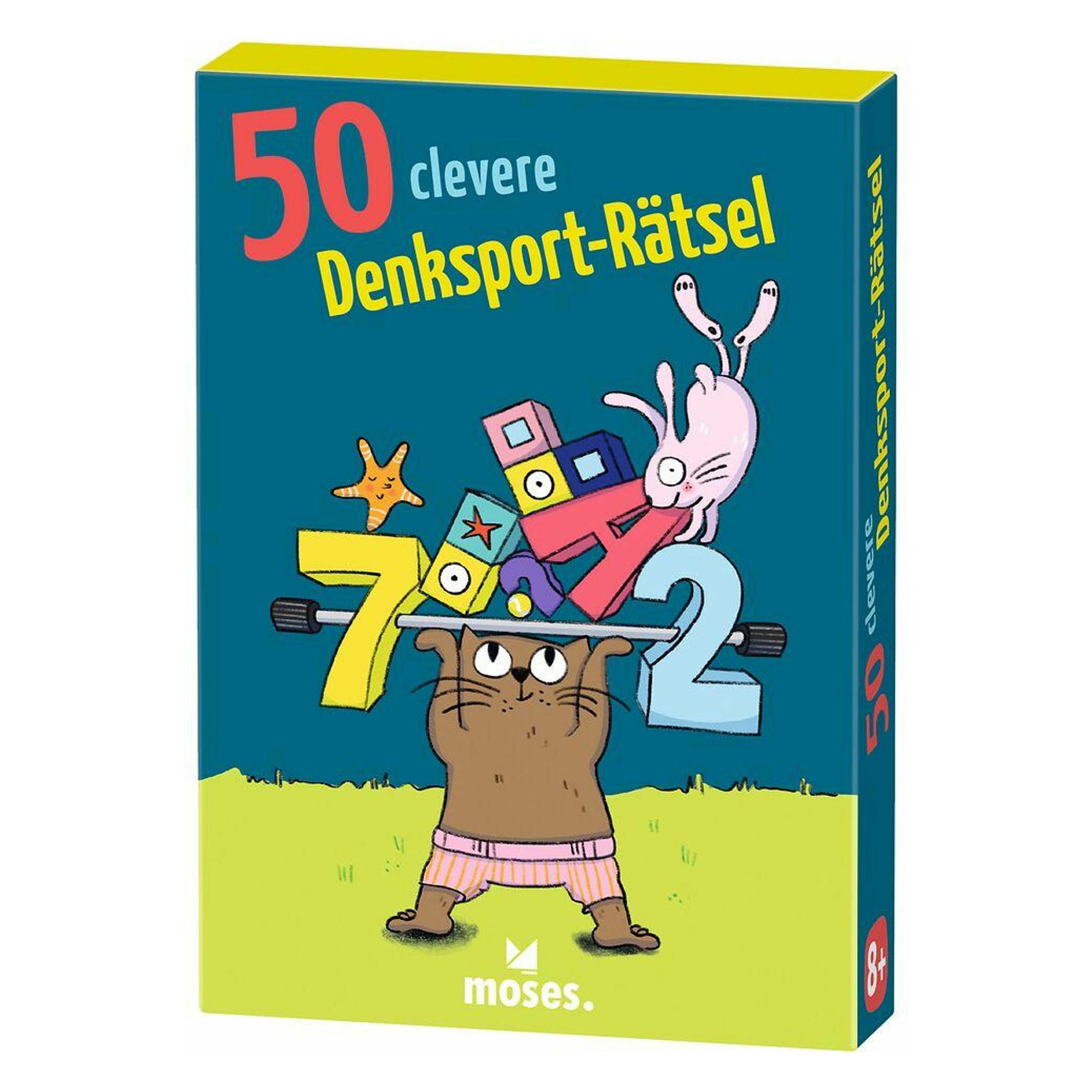 Moses 50 clevere Denksport-Rätsel (Deutsch) (9901)