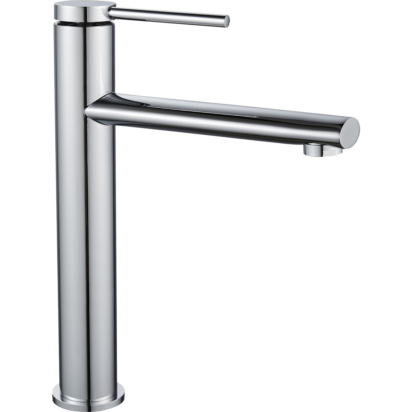 Rea Wastafelkraan Oval Chrom High