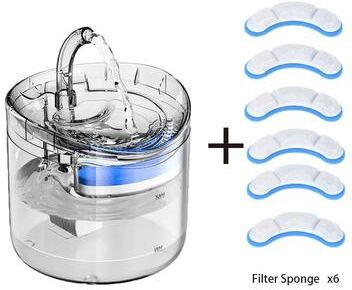 Uplift Picks 2L Motion Sensor Pet Water Fountain With Carbon Filter f