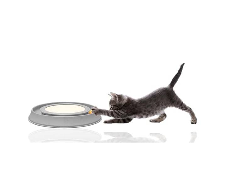 Silvio Design Intelligenzspielzeug Happy Cat, Intelligenzspielzeug (Grau)