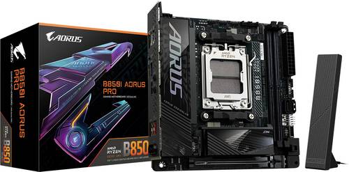 Gigabyte B850I AORUS PRO Mainboard Sockel (PC) AMD AM5 Formfaktor (Details) Mini-ITX Mainboard-Chipsatz AMD B850