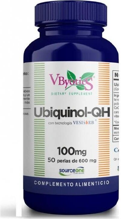 Vbyotics Ubiquinol QH 100mg 50 Perlas