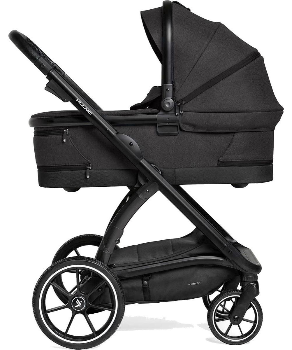 Muuvo Kinderwagen Trick Kinderwagenset 2in1 Jet Black