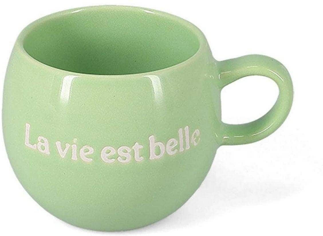 Tasse SALT AND PEPPER "Salt & Pepper Tasse 420 ml, Happy", grün, Trinkgefässe, Tasse grün Einheitsgröße