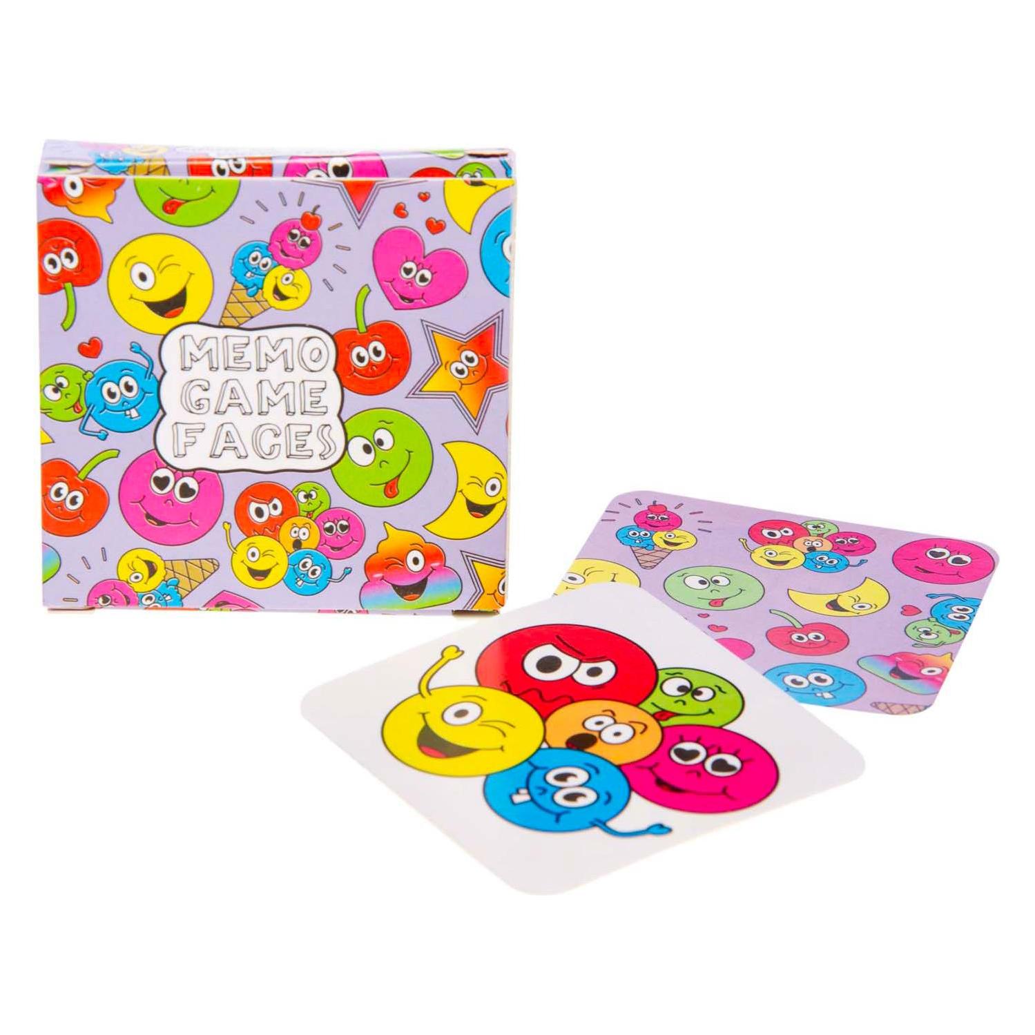Duckiez Mini-Memory-Spiel Smiley Face, 28 Karten (60690103)