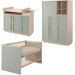 Roba 3-teiliges Kinderzimmer-Set »Selva« - 75x142x82cm - grün -