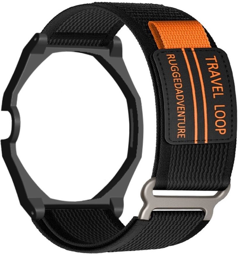 INF Uhrenarmband, kompatibel mit AP x Swatch Taschenuhr und Gehäusemodifikationen Schwarz