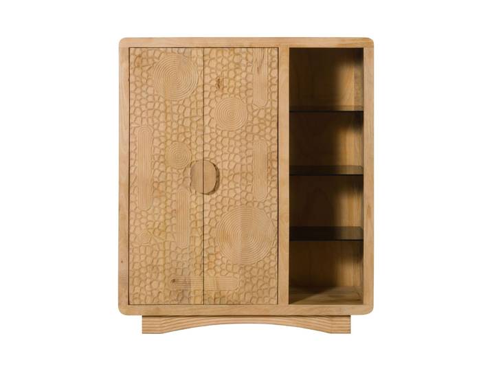 Highboard Mango 125x45x145 eichefarben lackiert NAKANO #112