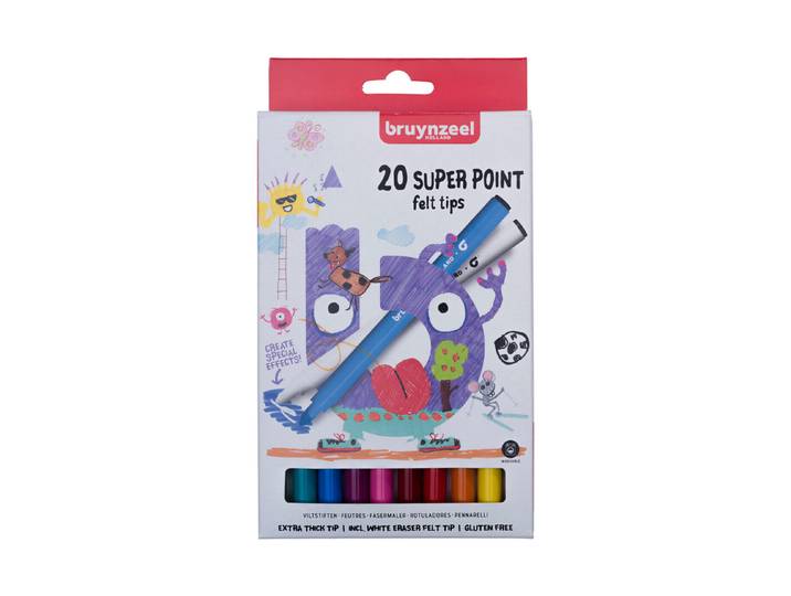 Bruynzeel Filzstifte Super Point Set 20