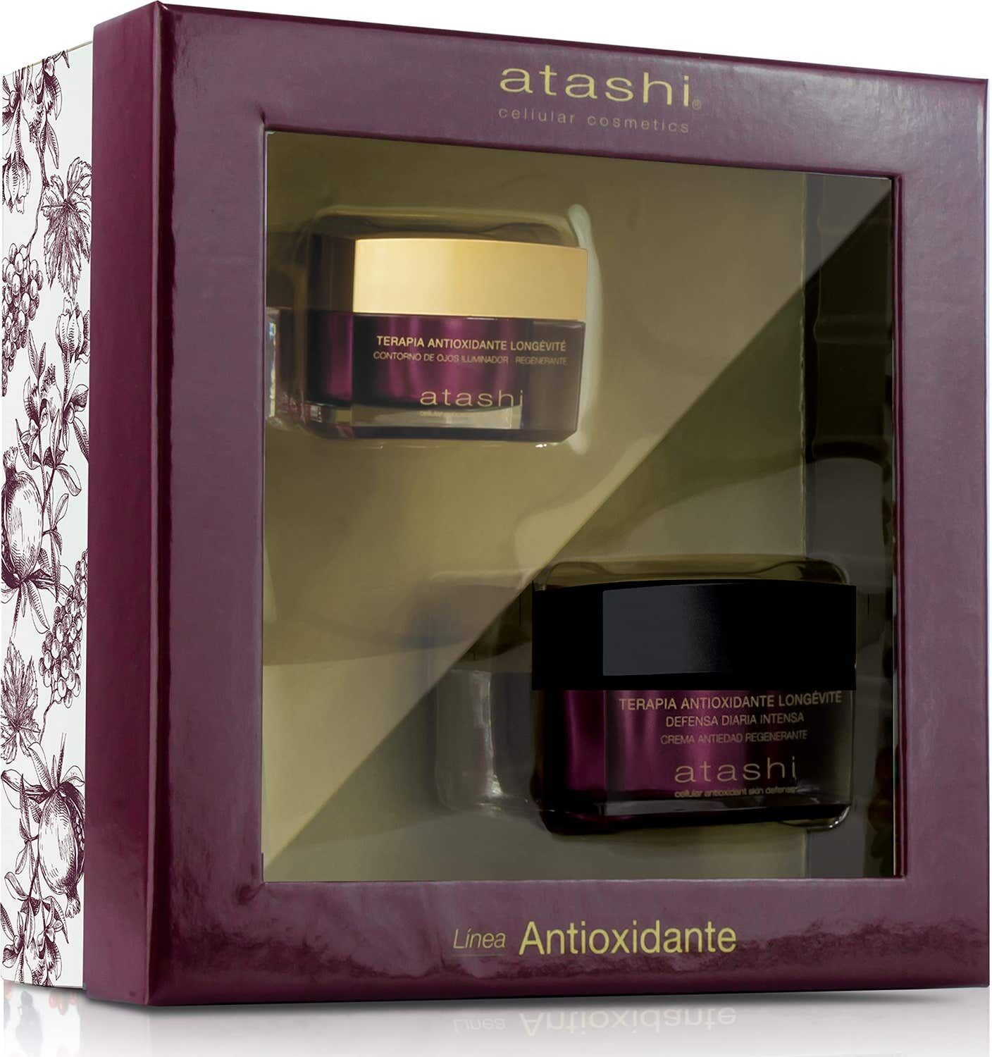 Atashi Cellular Antioxidant Hidratante + Contorno Cofre 50 ml + 15 ml