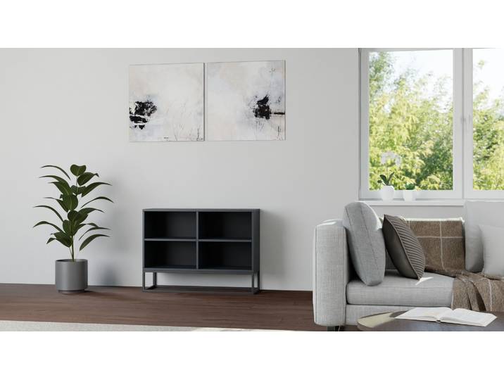 Schwarzes Sideboard nach Maß Premium Dekore Schwarz