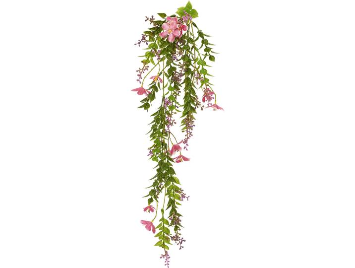 Kunstpflanze Natural grün/pink Kunstsoff H 65 cm - Kunstpflanze