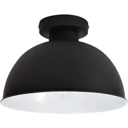 Industrielle Deckenleuchte Ø30 cm Vintage schwarz