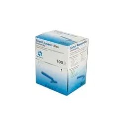 Einmal-Rasierer Blau | 100 Stück | Mit Klingenschutz, rostfrei, hygienisch 1 Klinge