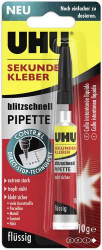 UHU blitzschnelle Pipette Mehrzweckkleber 48795 10g