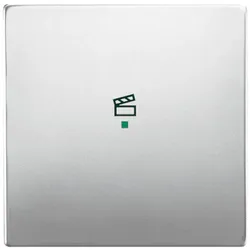 Wippe 1-fach, mit Symbol "Szene" für Busch-free@home® pur Edelstahl