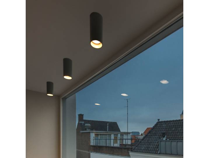 Asto Tube Spot en Saillie Black - SLV - Salon / séjour - Moderne - Métal - Rond