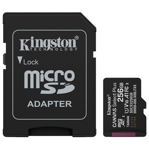 Kingston Canvas Select Plus microSDXC 256GB + SD-Adapter