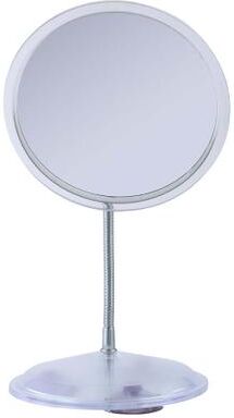 Gooseneck Vanity/Wall Mount Mirror 7X by Zadro Products Inc. in Clear