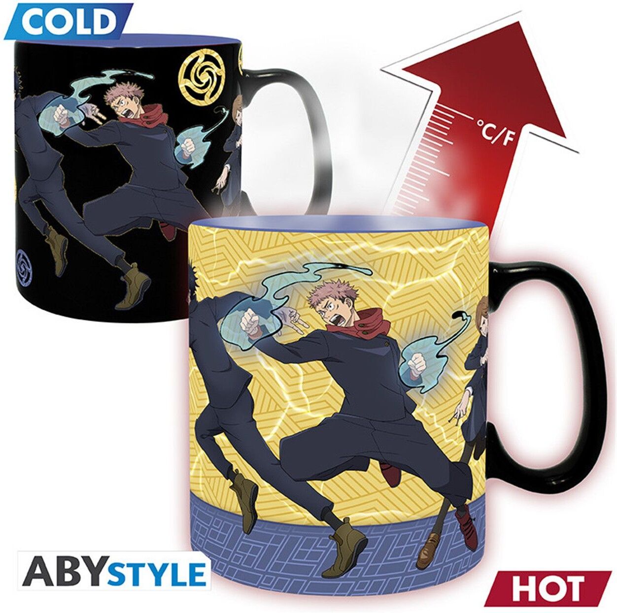 Abystyle: Jujutsu Kaisen - Group Heat Change Mug (460ml) (ABYMUGA723)