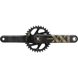 Kurbelgarnitur SRAM Crank XX1 Eagle DUB 170mm B148 ohne DUB-Lager,DM,34-Z.gold.X-Sync2