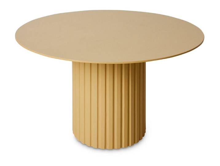 HKliving Ronde Eettafel Pillar Sungkai hout, Ø140cm - Hay