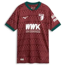 Mizuno FC Augsburg 3rd Trikot 26/27 Herren - rot/grün - XL
