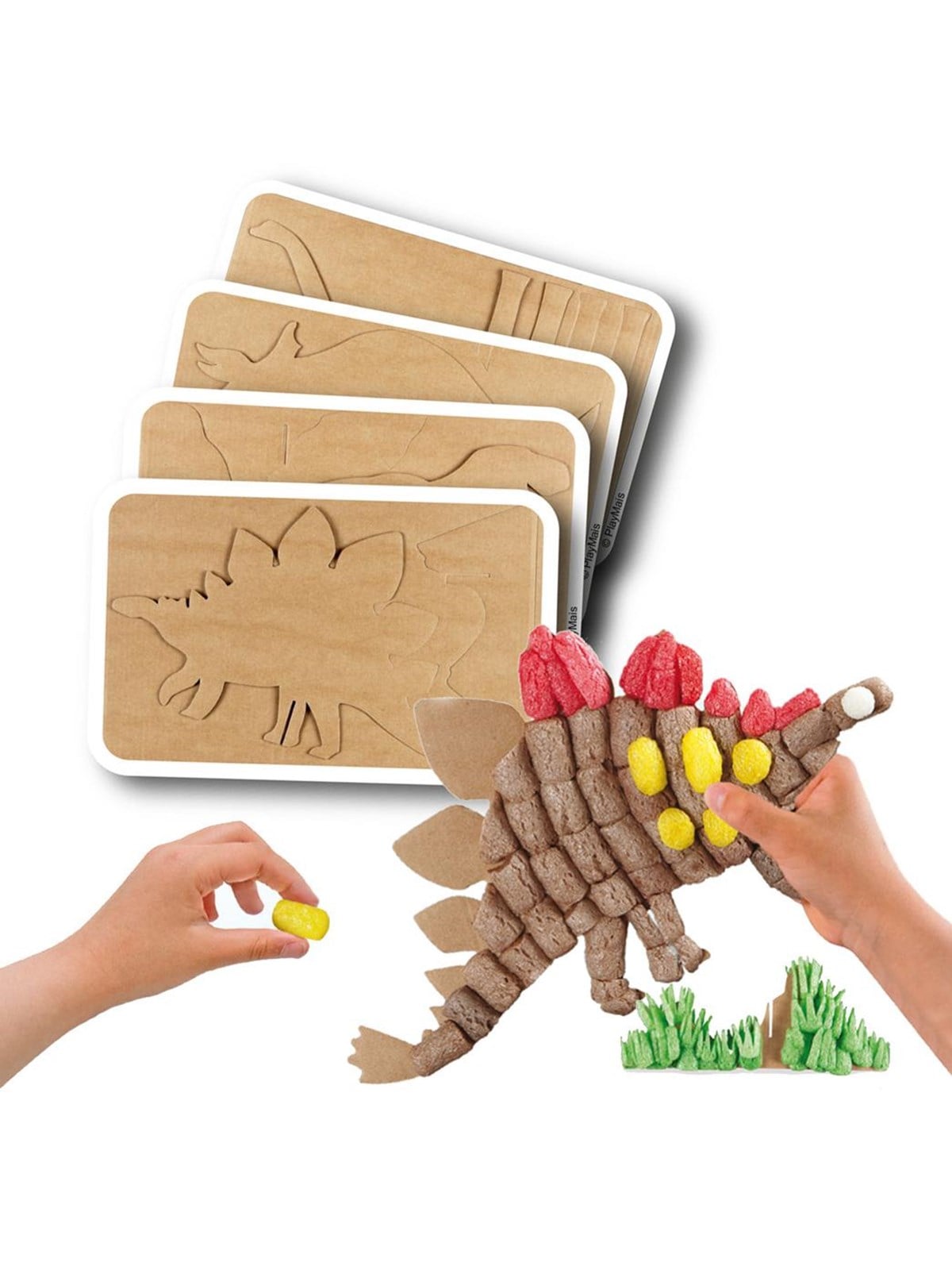 PlayMais Dino Decorating Cards 4pcs.