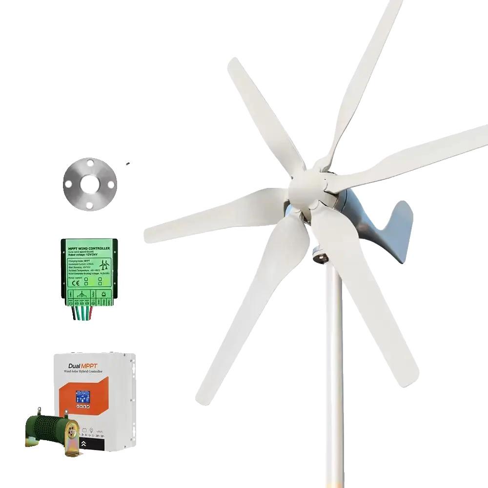 Windturbine, hohe Effizienz, netzunabhängige Kompatibilität, Mit Dual MPPT-b, 3000W-e, 48V-b