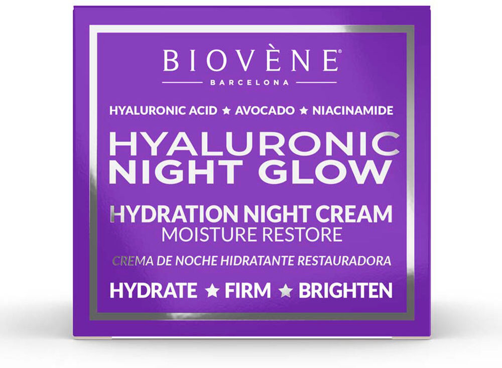 Biovene Hyaluronic Night Glow hydration night cream moisture restore 50 ml