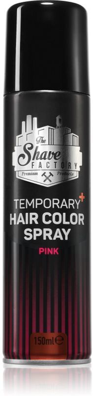 The Shave Factory Temporary Hair Color Spray spray cheveux teinte Pink 150 ml
