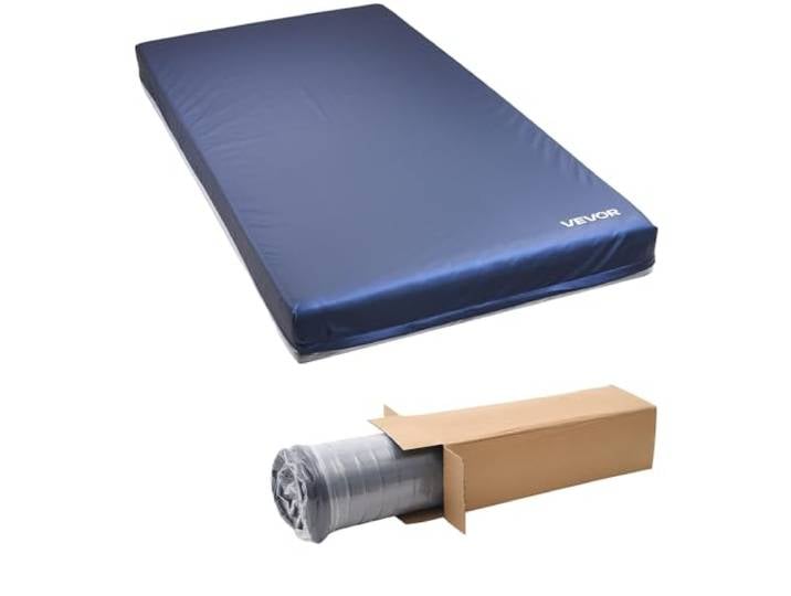 VEVOR Pflegematratze, 227 kg Tragkraft, medizinische Doppelschicht-Schaumstoffmatratze, wasserdicht, für die Behandlung von Dekubitus in Pflegeheimen & der häuslichen Pflege, 2030x914x153 mm