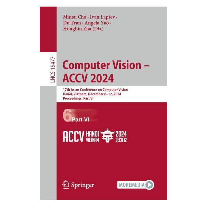 Springer Computer Vision - ACCV 2024 (Englisch, Softcover, Angela Yao, Du Tran, Hongbin Zha, Ivan Laptev, Minsu Cho) (57159619)