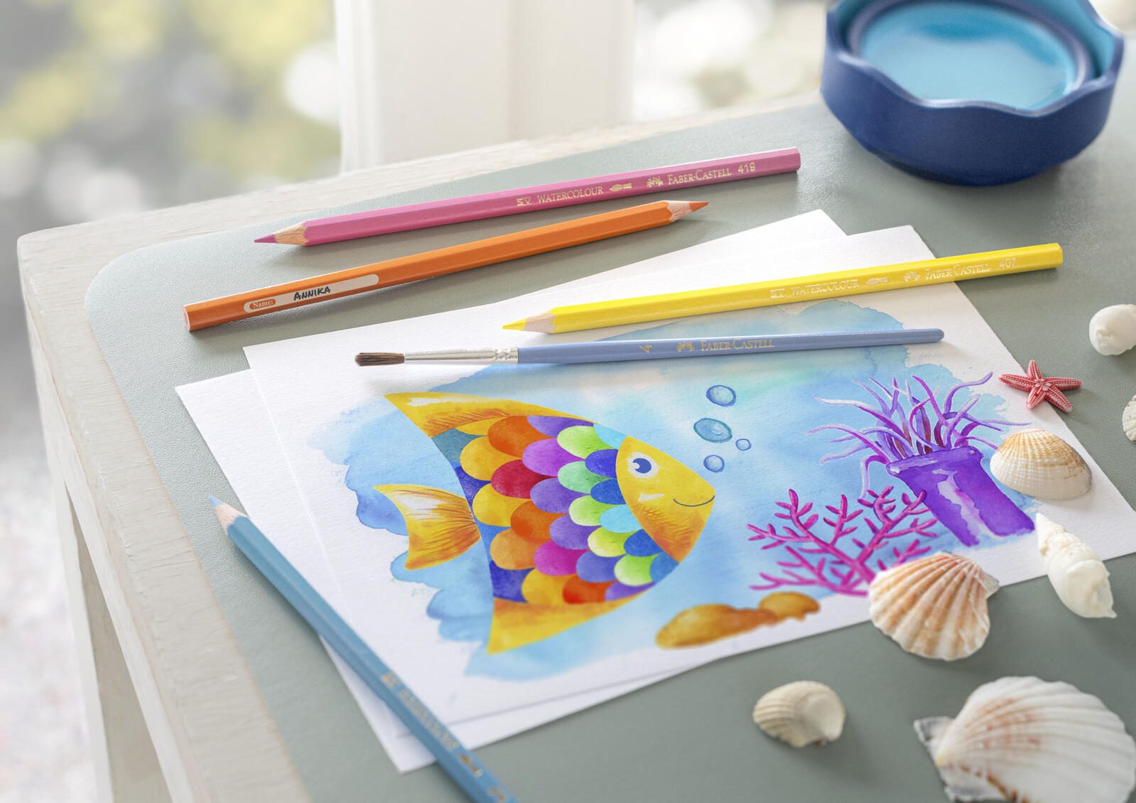 FABER-CASTELL Aquarellstifte Mehrfarbig 114413