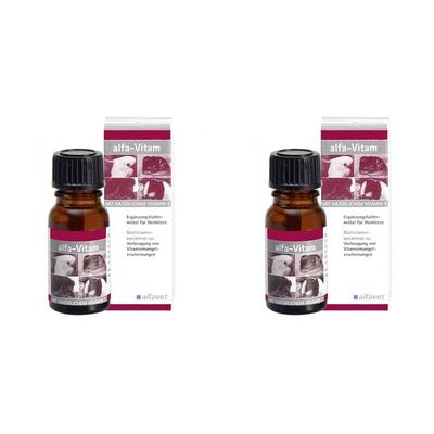 Alfa-Vitam Tropfen f.Heimtiere 2x 2x10 ml