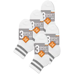 NUR DIE Herren Sportsocken Short Track Multipack