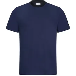 SAFEGUARD ESD-T-Shirt, rundhals, 150g/m2, navyblau/schwarz, XXL