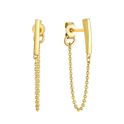 Paar Ohrstecker CELESTA "375 Gelbgold", gelb, Ohrringe, Damen, one-size, Gold