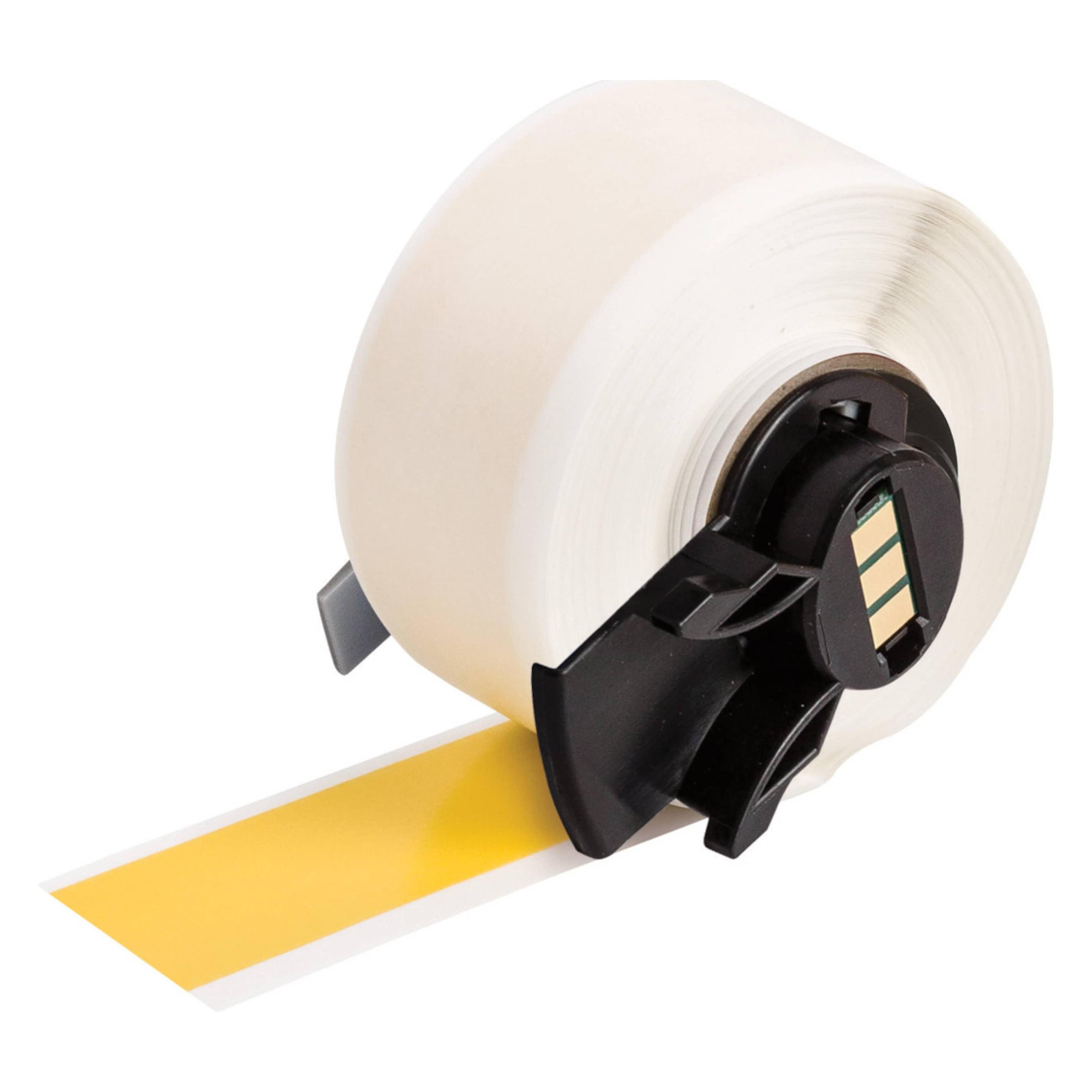 Brady M6C-500-439-YL, Vinyl, Gelb, glänzend, 12.70 mm x 15.24 m, permanent, Endlos (19.05 mm) (M6C-500-439-YL)