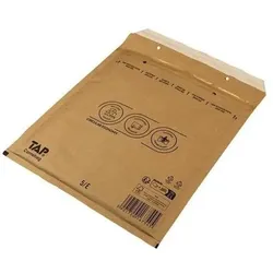 Transpak, Versandtasche + Luftpolstertasche, Luftpolsterversandtasche Innenmass 220x265mm DIN B5 braun SK-Verschluss LxBmm (100 Stk.)